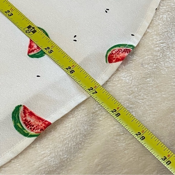 VAN HEUSEN / Watermelon Novelty Print Short Sleeve Blouse Size XXL - Picture 8 of 8